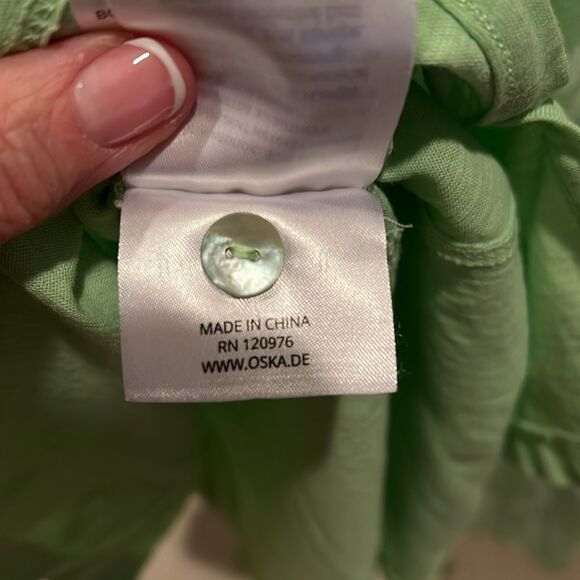 OSKA button front lightweight designer jacket size 8 / 10 NWOT - Picture 6 of 10